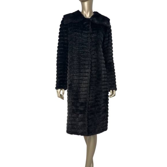 Prada Black Mink Fur Coat - Size IT42 - Picture 1 of 8